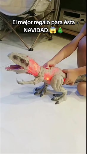 ✨Este dinosaurio es el mejor regalo para tus pequeños en esta #navidad 😱🦖 #dinosaurios
