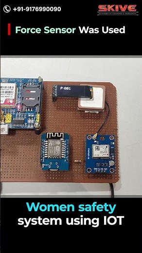 ECE Project Ideas 2024 | Women Safety System Using IOT | Engineering Projects | Project Demo