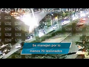 Así colapsó puente de la Línea 12 del Metro con todo y tren