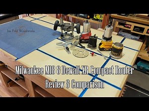 Milwaukee M18 & Dewalt XR Brushless Compact Router Review & Comparison
