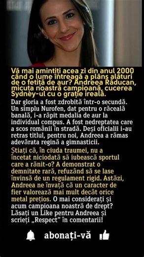 Sydney 2000: Lacrimile Andreei Răducan și pastila care a schimbat istoria