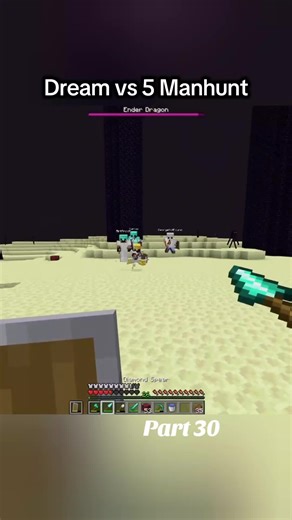 Dream's Epic Challenge: 5-Man Manhunt Showdown