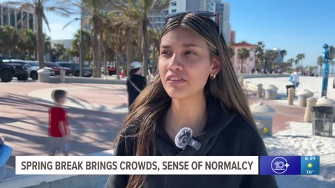 Spring break bringing sense of normalcy to Clearwater Beach after Hurricane Season