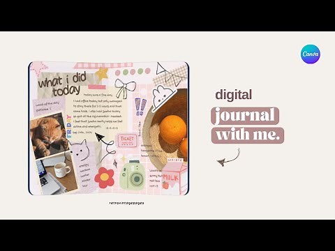 Digital Journal with Me | Digital Scrapbook | How to Create a Digital Journal