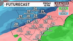 Rain is on the way! Chief Meteorologist Ed Piotrowski WPDE said after 3 to 4 p.m., precipitation will spread across the area. Mostly freezing rain to start along the coast and freezing rain, sleet and even some snow inland. Transition to all snow (inland) gets underway this eve. For more details, click here >>> https://bit.ly/3fJNKRp | WPDE ABC15