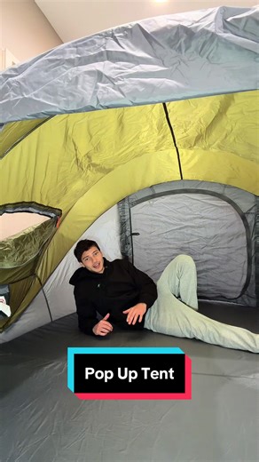 This pop up tent is such a game changer for camping! #tiktokshopjumpstartsale #popuptent #nightcat