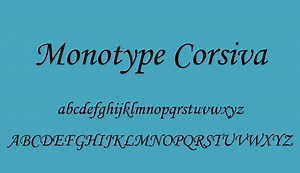 Monotype Corsiva Font Download Mac