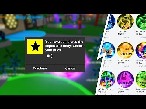 Complete Impossible Obby To Unlock All Game Passes (Roblox Challenge)