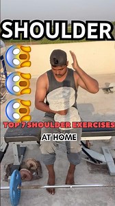 “Top 7 Shoulder Exercises at Home (No Equipment Needed!)”🔥 #fitness