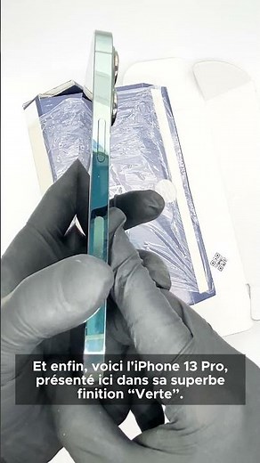 Unboxing iPhone 13 Pro reconditionné par CertiDeal