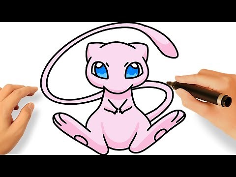 CÓMO DIBUJAR A MEW FACIL | DIBUJANDO POKÉMONS