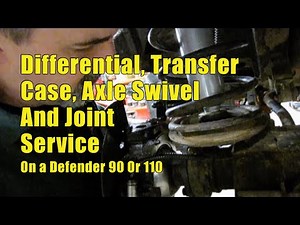 1997 Defender 90 Differential Transfer Case Axle Swivel Joint Service | Atlantic British Presents