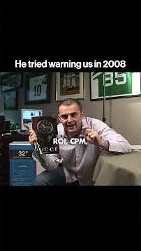 Streaming 18 years ago desperately trying to put people onto social media …
