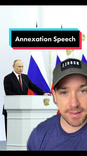 Putin's Speech After Annexation of Luhansk and Donetsk