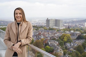 The apartments have the best views in the city - stretching as far as the Peak District - and they are being snapped up