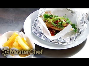 How To Cook Snapper Fillet With Chunky Chips | MasterChef Australia