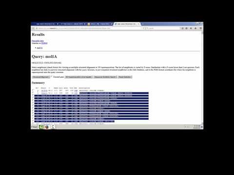 Biochemistry lab DALI tutorial