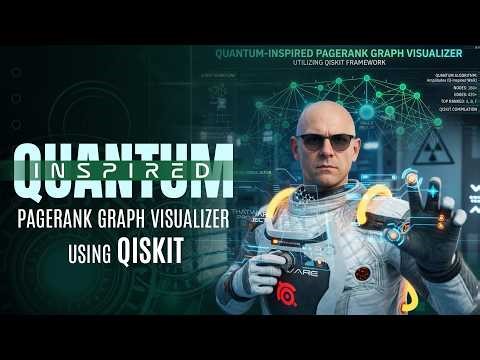 Quantum-Inspired PageRank Graph Visualizer Using Qiskit