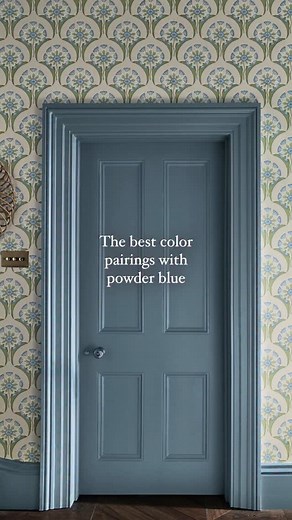 There are plenty of pretty shades to pair with powder blue 🩵 . #homesandgardens #powderblue #color #pairing | Homes & Gardens Magazine