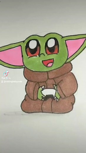 Cartoon Grogu Plays PS5 #babyyoda #thechild #grogu #foryou