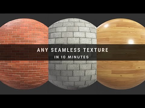 How to create seamless texture for any 3D software | Fast method | Without Photoshop😎