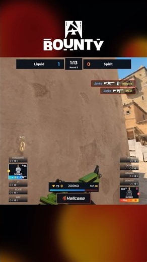 Jorko stunned Spirit with this insane 1v2 clutch #Blast #cs #cs2 #hellcase
