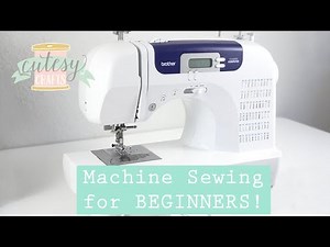 How to Use a Sewing Machine for BEGINNERS!