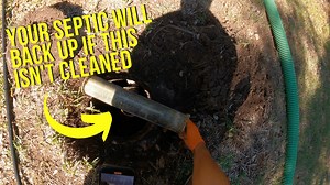 Cleaning the effluent filter is very important. Failure to clean the drainfield can lead to your septic tank backing up! #plumber #work #draingang #poorpumpersociety #maintenance #satisfying #plumbing #RIDGID #dirtyjobs #howto #septiclife #septictank #unclog #septic | Poor Pumper Society