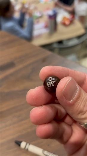 Calling bingo at an elementary school. Knew this bad boy was coming. #67trend #O67 #professionalmouthpiece | Russell MacKenzie