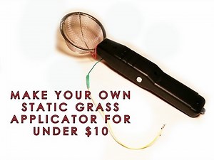 Make a diorama Static Grass Applicator for under 10 dollars