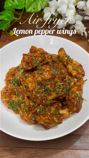 Air Fryer Lemon Pepper Wings