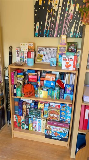 How many games is too many? 😅❤️🌿🌈 #boardgames #tabletopgames #gamenight