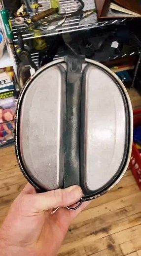Antique Military Mess Kit from 1945 for Cooking