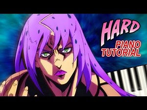 Diavolo's Theme (Un'altra Persona from JoJo's Bizarre Adventure Golden Wind) - Piano Tutorial