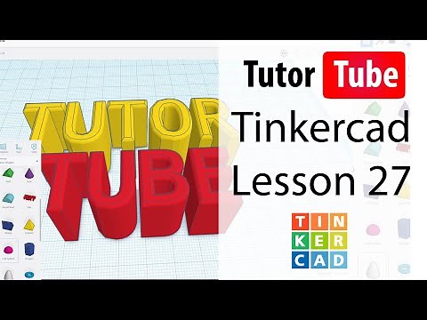 Tinkercad Tutorial - Lesson 27 - Multicolor and Transparency