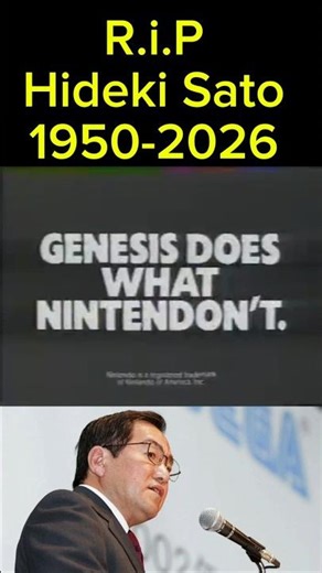 Rest in peace to the creator of the Mega Drive(A.K.A sega genesis)#segagenesis #segamegadrive