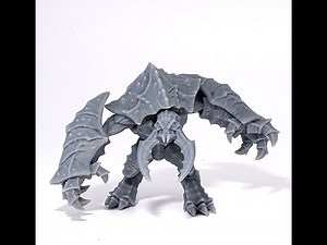 How to use Chitubox Part 4, advanced support placement on the Umber Hulk