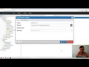 Como fazer backup / restaurar database no pgAdmin