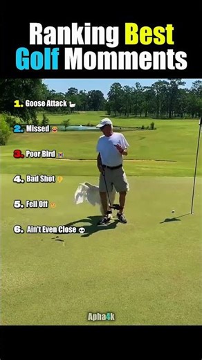 Ranking Best Golf Moments 😂 #funny