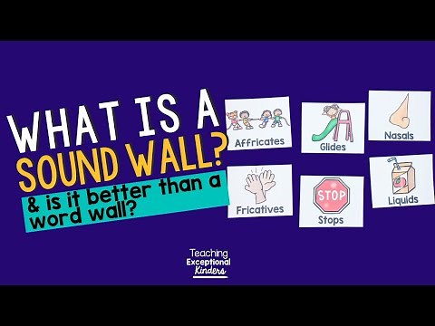 Simple Explanation to Compare a Sound Wall to a Word Wall