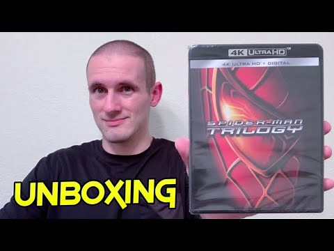 Spiderman 4K Blu-ray Trilogy - Unboxing