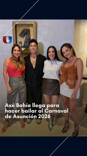 Unicanal on Instagram: "¡LA GRAN NOCHE DE AXÉ BAHÍA! 🪩🎡✨ El ritmo que marcó a toda una generación se prepara para encender el Carnaval de Asunción 2026 🔥 Los chicos de @grupoaxebahia ya están calentando motores para una noche cargada de baile, nostalgia y pura fiesta. Junto a @majoperalta conversamos con Flavia, Franchini y Bruno, quienes se mostraron emocionadísimos y listos para vivir, por primera vez, la energía única del público paraguayo 🇵🇾💃🕺 Se viene una noche inolvidable en el Puer