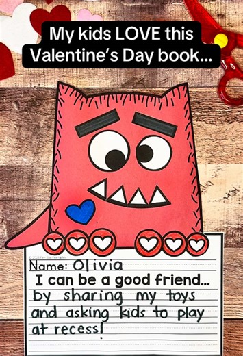 Love Monster Book Companion Activity for Kids