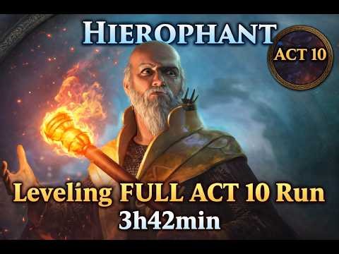 Hierophant Leveling Full ACT 10 Run - 3h42min | League-Start Test (3.27→3.28)