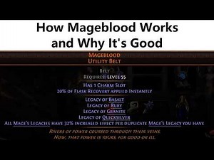 [Path of Exile 2] How Mageblood Works and Why It's Good