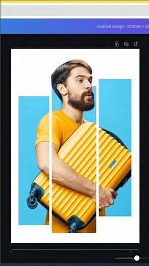 How to Make a Split Image Poster in Canva