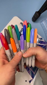 I’m obsessed with Sharpie markers and this Cosmic Colors set is one of my favorites art supplies. These Sharpies would be perfect for kids crafts and summer activities. #sharpie #markers #kidscrafts #artsupplies #craftsupplies #crafty #easycraft | Timm Sevitz