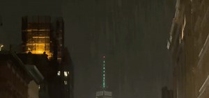 Lightning Strikes One World Trade Center