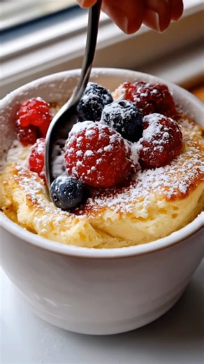 This Lemon Cottage Cheese Mug Cake is my favorite little treat when I want something sweet that feels light and refreshing. It’s soft, fluffy, and perfectly tangy, with a sunny lemon flavor that makes it feel extra special. Best of all, it comes together in minutes right in the microwave — and the kids love it even more with fresh fruit on top. Ingredients 1/2 cup cottage cheese 1 tbsp lemon juice 1 tbsp lemon zest 2 tbsp honey 1/4 cup almond flour 1/2 tsp baking powder 1/4 tsp vanilla extract P