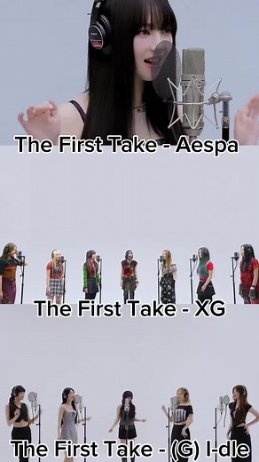 The First Take KPop Idol Performance featuring aespa and Xg